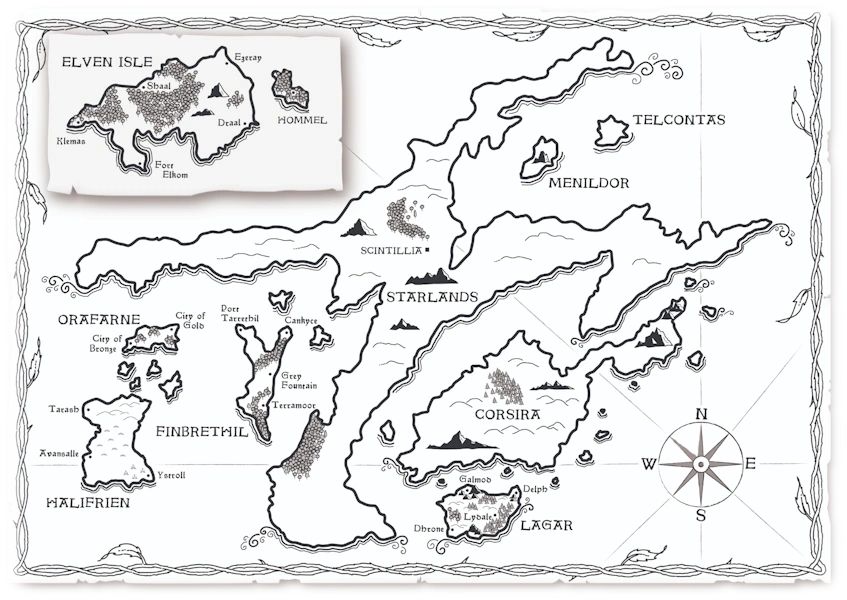 Map of Lagar