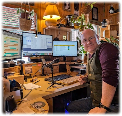 Mike in his studio