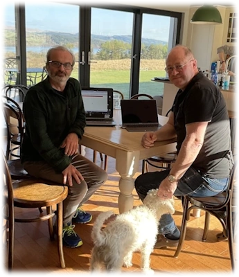 The authors in Scotland